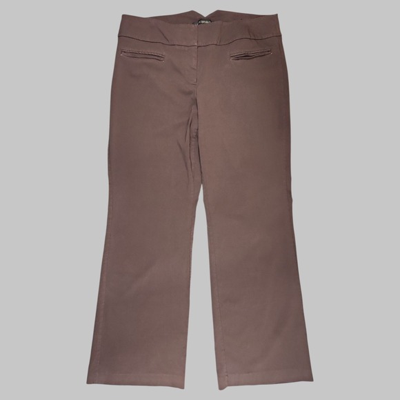 Lane Pants - Lane Bryant Right Fit Size 3 Pants Women's 22 24 Brown Dress Trouser Stretch